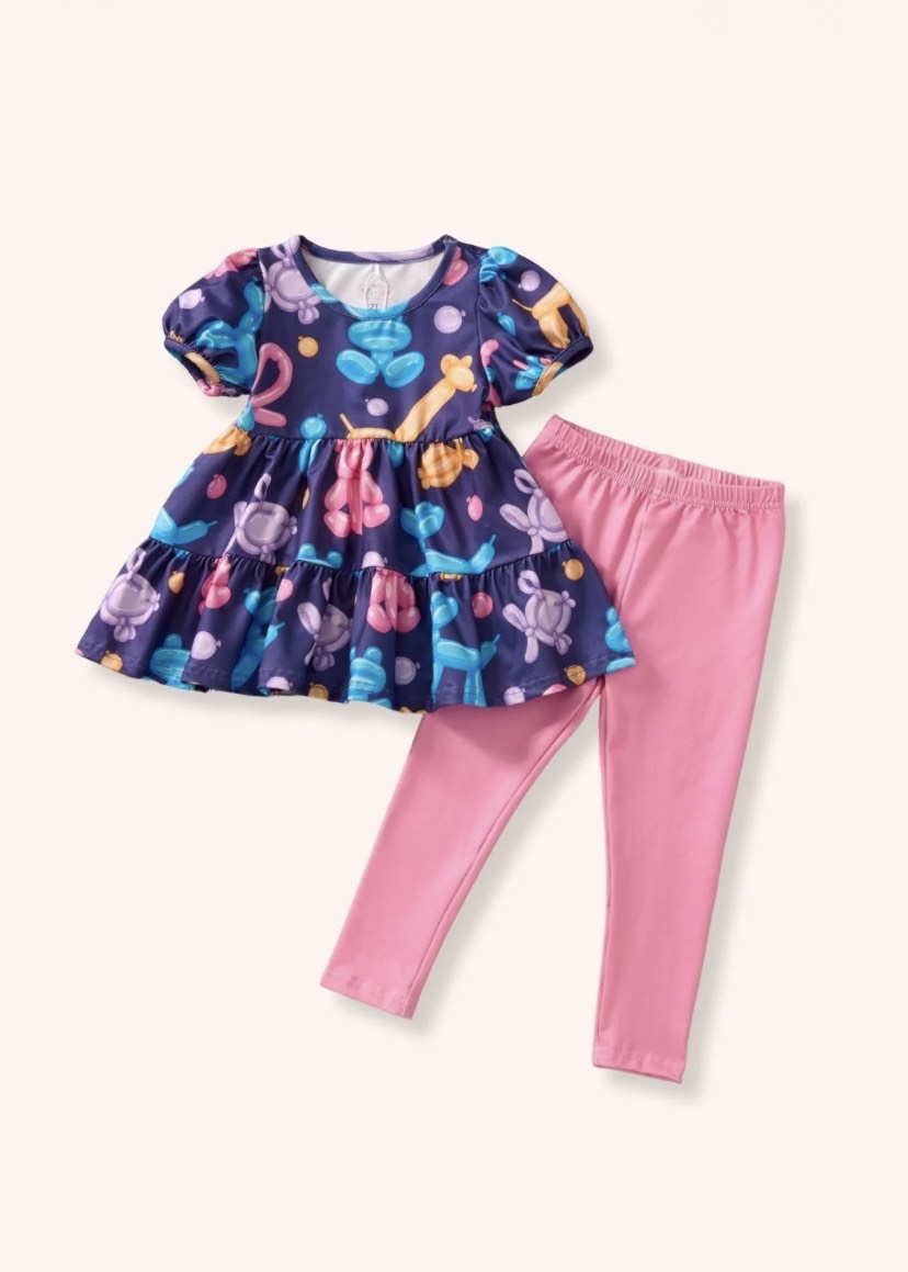 Balloon Friends Pants Set