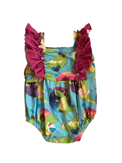 Alligator romper 3-6M