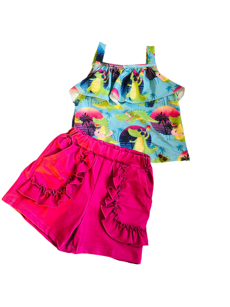 Alligator two piece set