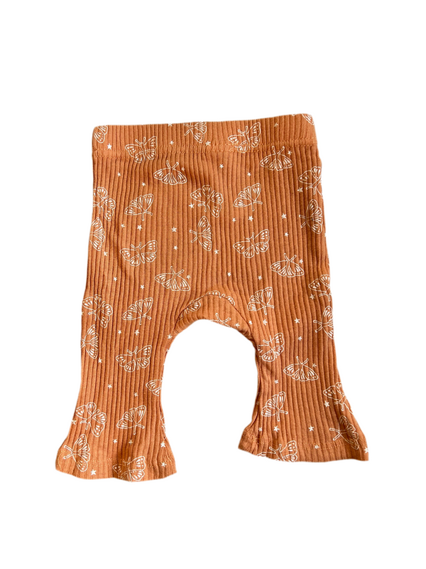 Girl pants & bow set 0/3M