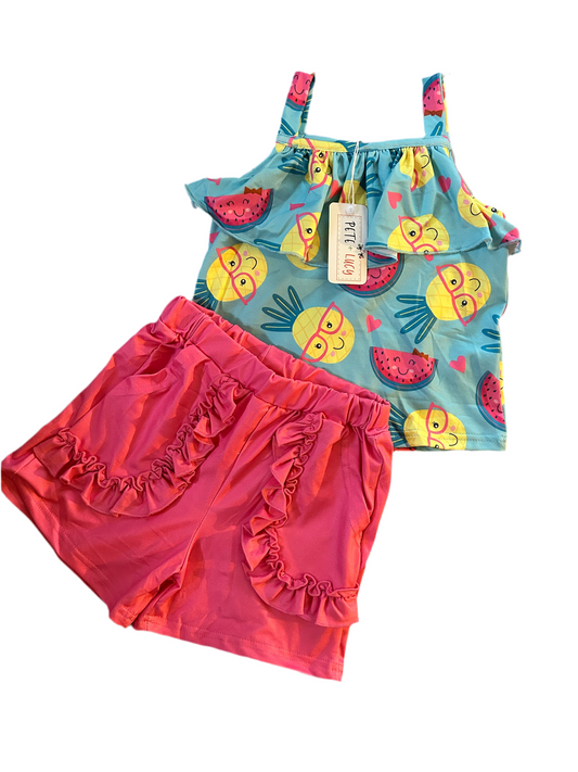 Pineapple two piece set size 5