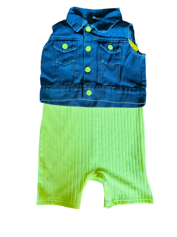 Girl 2 piece romper set (18-24M)