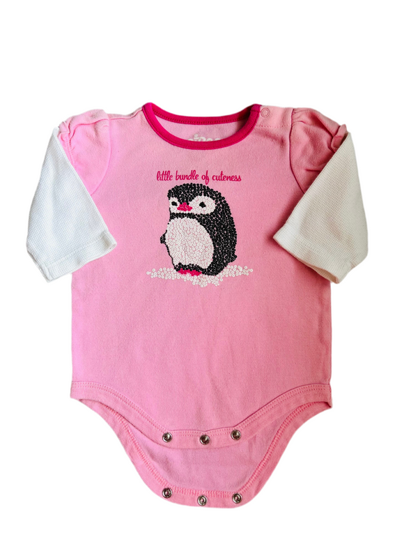 Girl pink onesie (3M)